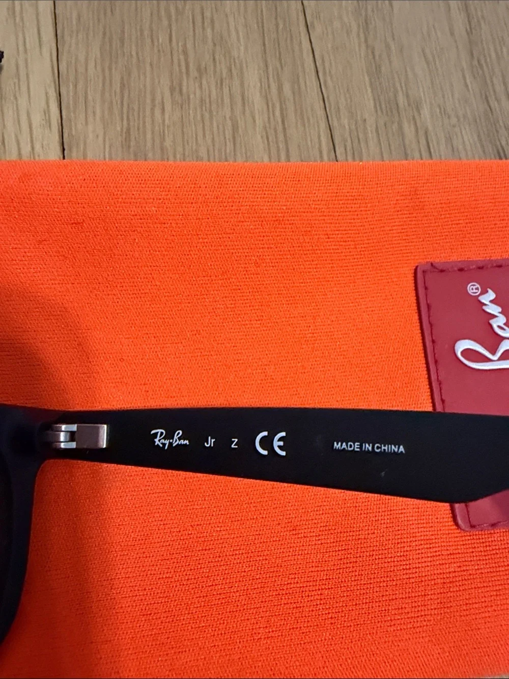 Ray-Ban JR RJ905S Black Frame Sunglasses with Green Mirrored Lenses